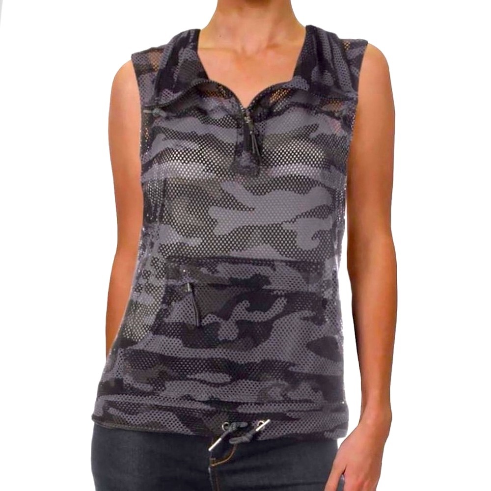 Calvin Klein Performance Camo Print Mesh Vest